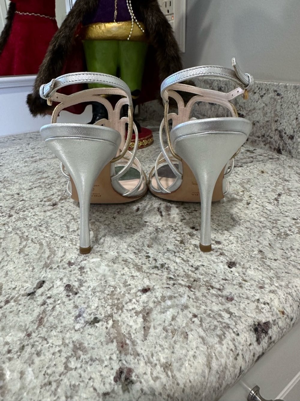 Prada Vintage Leather T-Strap Heels
Size: 37/7; Like new, beautiful condition - Picture 3 of 10